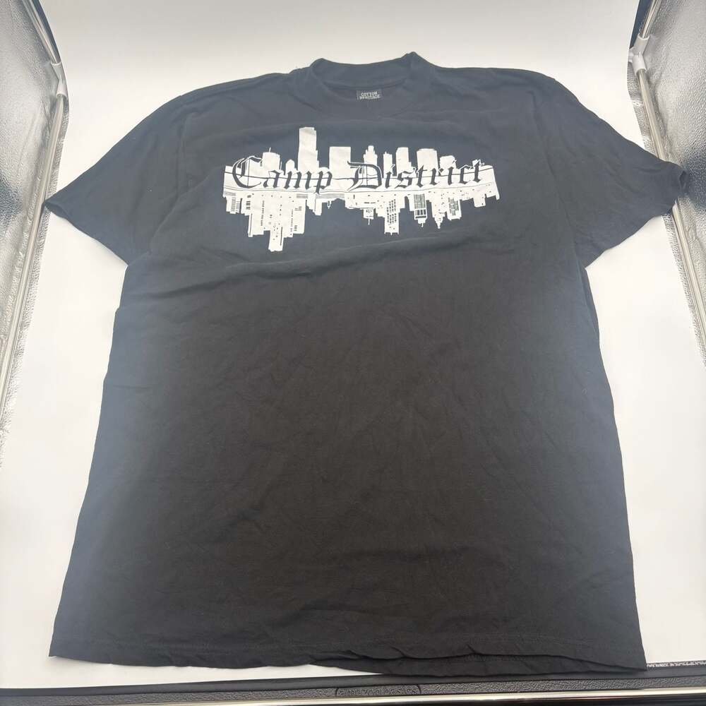 Camp District City Skyline T-Shirt - Black - 2XL
